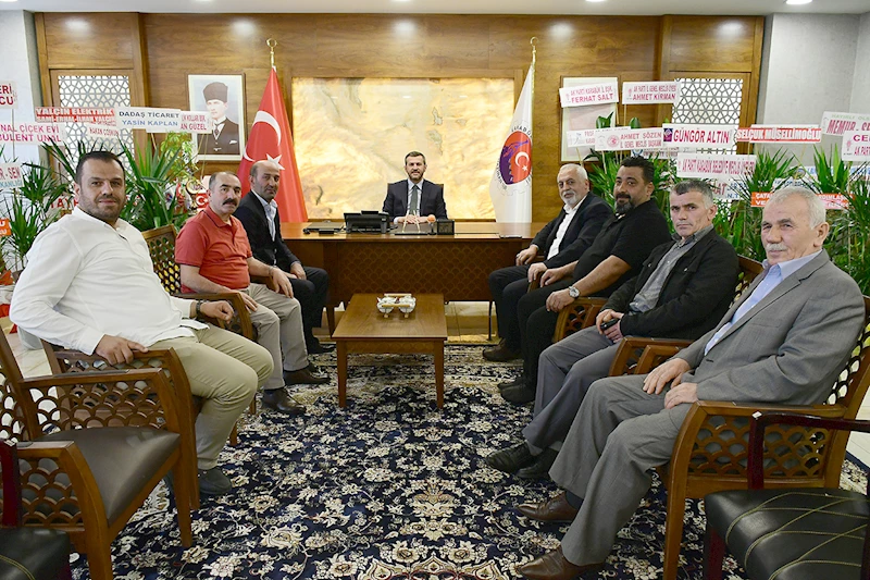 Cuma Kara ve Yönetiminden Belediye Başkanımız Özkan Çetinkaya’ya Ziyaret